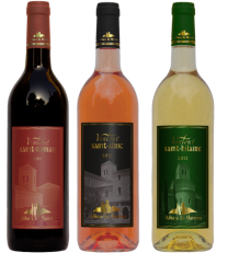 La gamme de vins de l'Abbaye du barroux